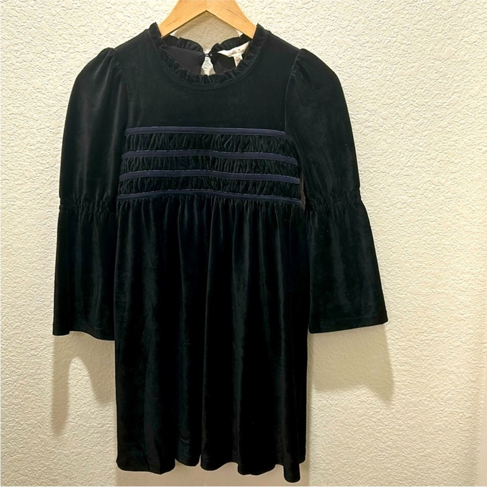 NIB SZ 4 MATILDA JANE BLACK VELVET DRESS